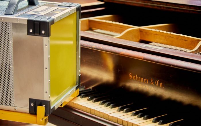 vemos al microword actuando sobre un Viana que esta en restauración